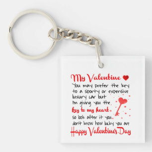   Key To My Heart Valentine's Day Gift Ring