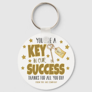 Key to Our Success Company Thank You Appreciation Ring