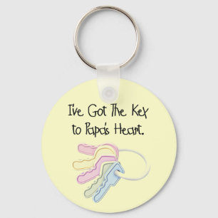 Key to Papa's Heart Tshirts and Gifts Ring