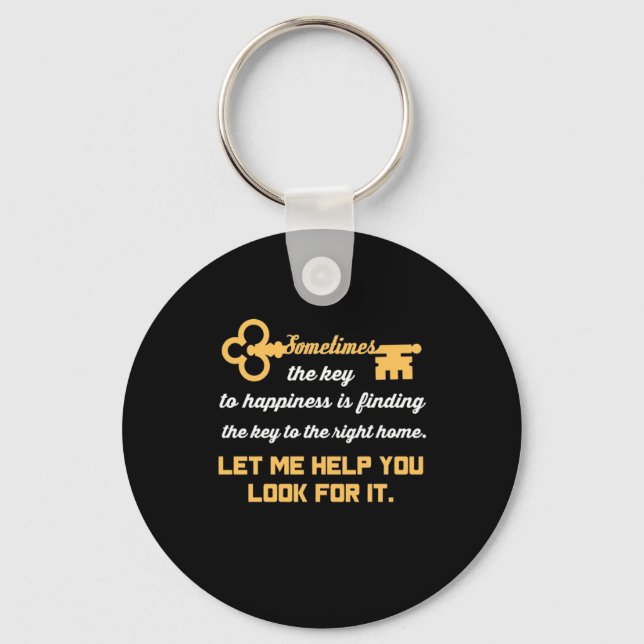 Key To Your New House Key Ring (Front)