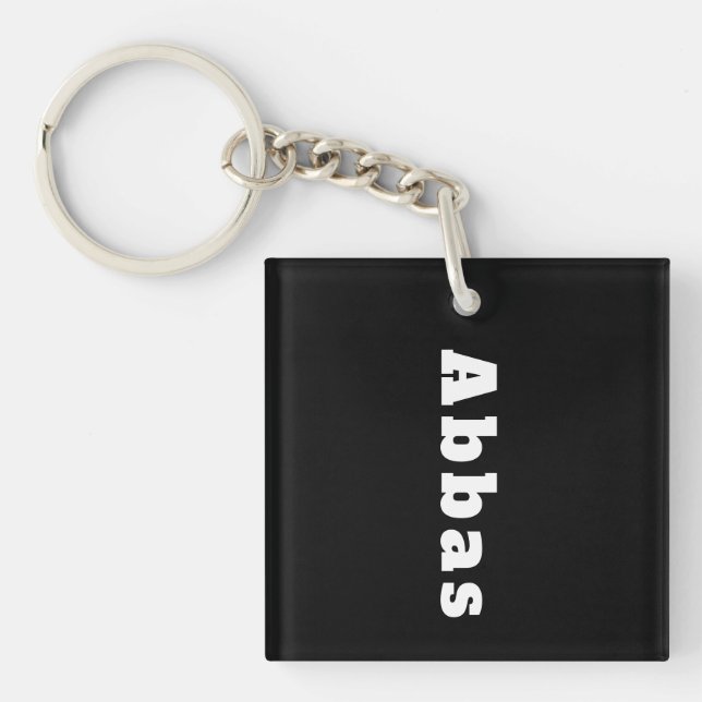 Key trailer named Abbas Key Ring (Front)