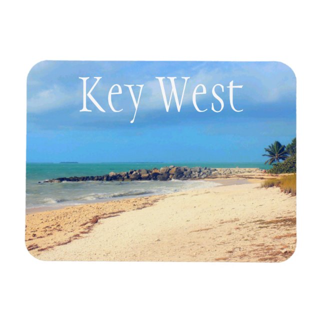 Key West Beach, Fort Zachary Taylor State Park Magnet (Horizontal)