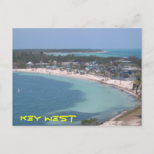 Key West Beach Postcard