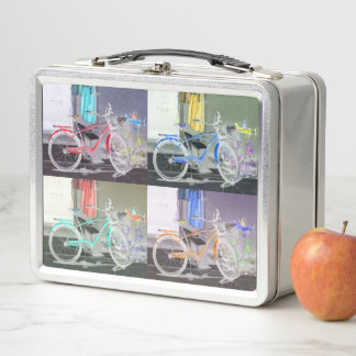 Key West Bicycle Metal Lunch Box