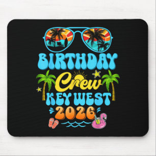 Key West Birthday Crew Vacation Cruise 2026 Summer Mouse Pad