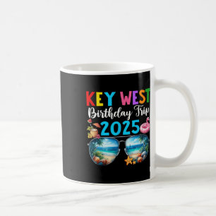 Key West Birthday Trip 2025 Matching Friends Group Coffee Mug