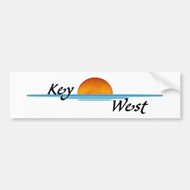 Key West Bumper Sticker (Front)