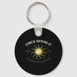 Key West Conch Republic Florida Scuba Fishing Gift Ring