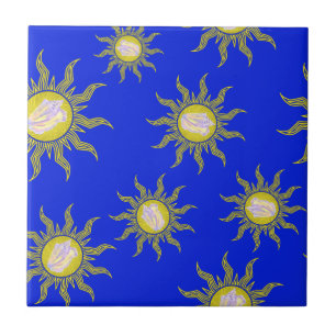 Key West Conch Republic Sun Summer Beach Ceramic Tile