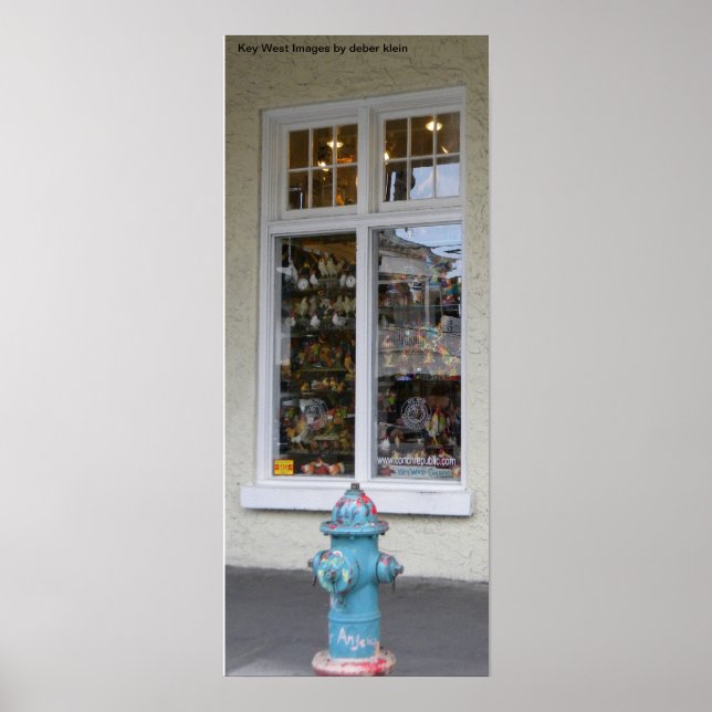 Key West Fire Hydrant Poster (Front)