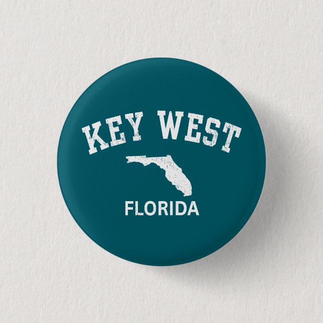 Key West Florida  3 Cm Round Badge (Front)