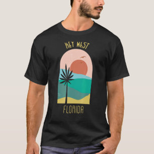 Key West Florida  Boho Vintage Vacation Souvenir T-Shirt