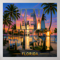 Key West Florida Coastal Skyline Tropical Travel