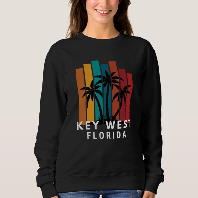 Key West Florida Family Vacation Beach Tropical Sweatshirt (Front)