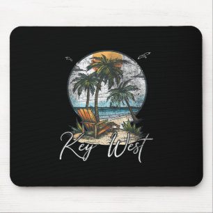Key West Florida Fl Palm Trees Mouse Pad