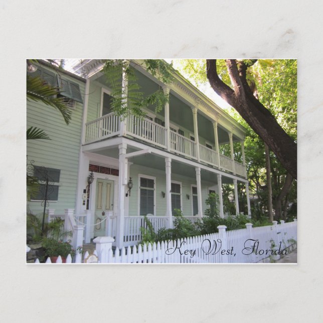 Key West Florida Home Postcard (Front)
