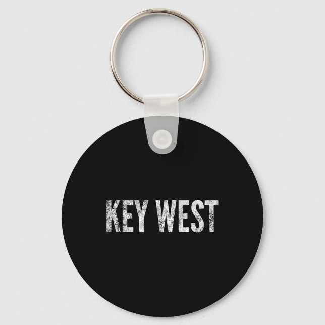 Key West Florida Keys Beach Sunset Fishing Tee  Ring (Front)