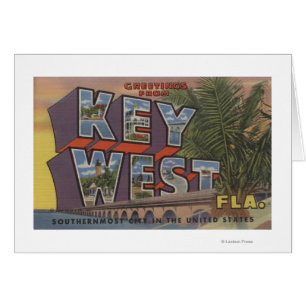 Key West, Florida - Large Letter Scenes