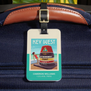 Key West   Florida Luggage Tag