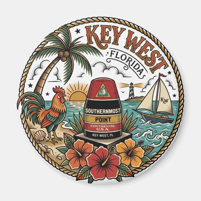 Key West Florida Magnet (Front)