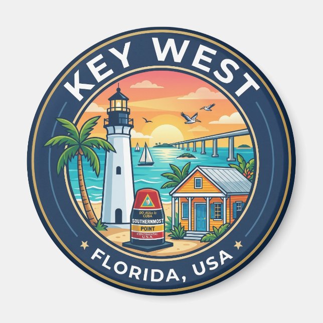 Key West Florida Magnet (Front)