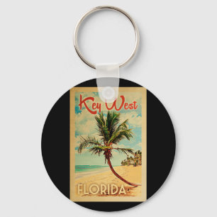 Key West Florida Palm Tree Beach Vintage Travel Ring