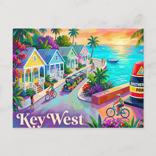 Key West Florida Postcard (Front)