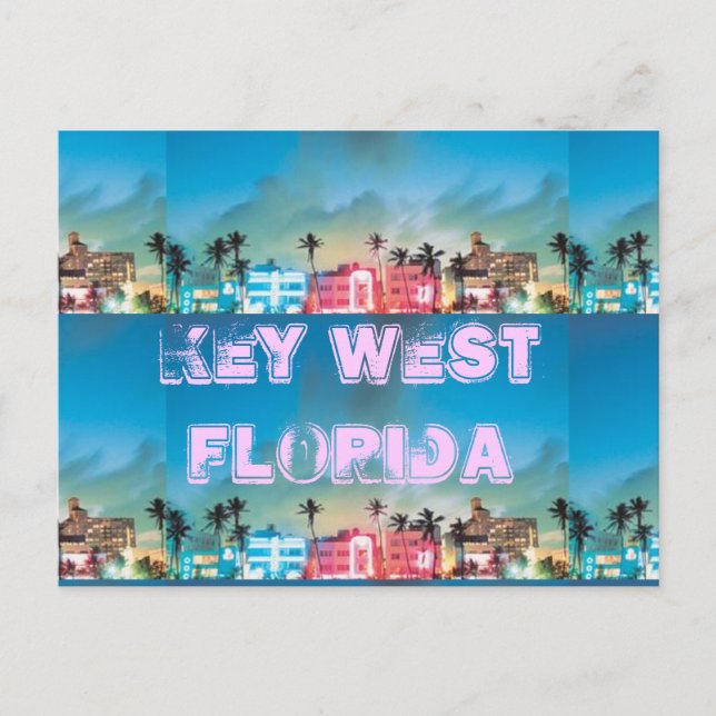 KEY WEST, Florida Postcard (Front)