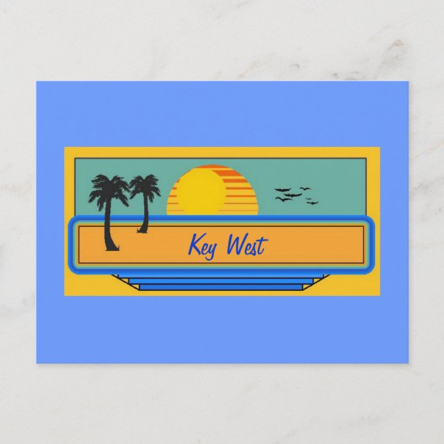 Key West Florida Postcard (Front)