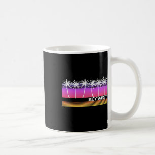 Key West Florida Retro Style Vintage Beach Sunset Coffee Mug