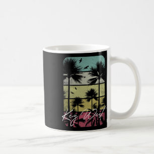 Key West Florida Retro Vintage Beach Surf Surfing Coffee Mug