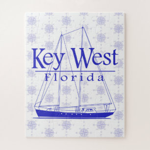 Key West Florida Sailing Jigsaw Puzzle