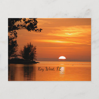 Key West, Florida sunset, Postcard