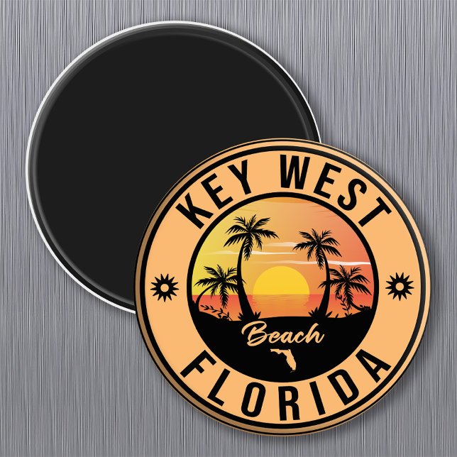 key west Florida Sunset Vacation Souvenirs Magnet (Creator Uploaded)