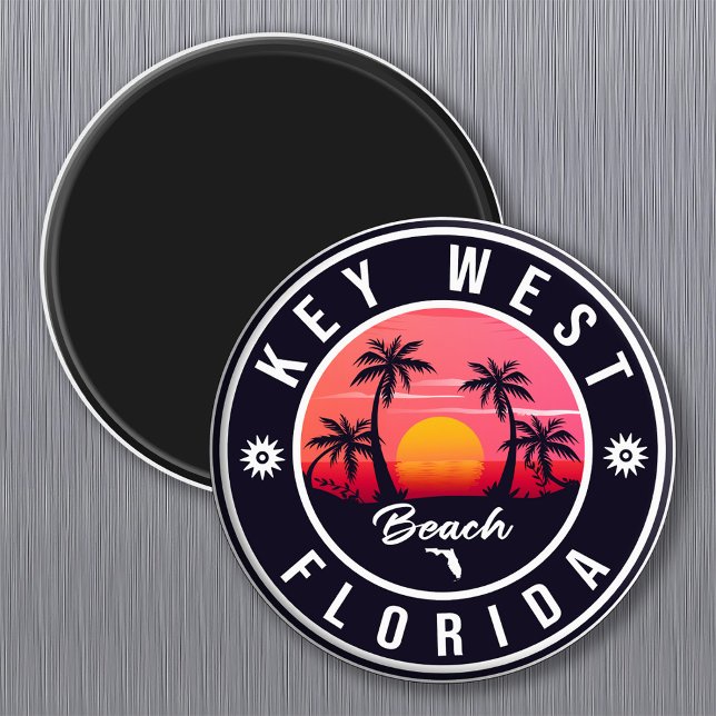 key west Florida Sunset Vacation Souvenirs Magnet (Creator Uploaded)