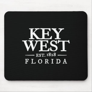 Key West Florida Throwck Letter Boys Girls Mens So Mouse Pad
