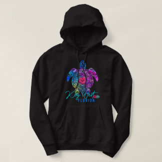 Key West Florida Tie Dye Sea Turtle Vacation 2022 Hoodie