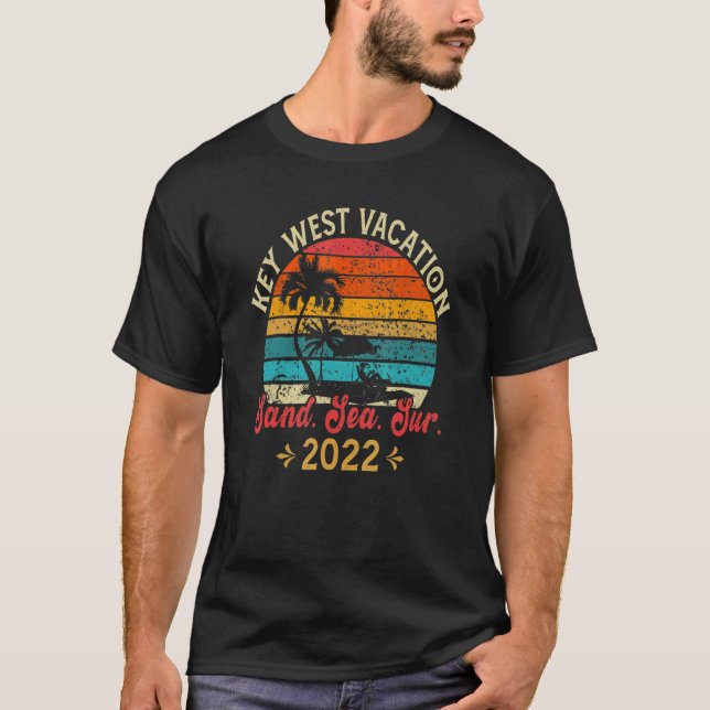 Key West Florida Vacation 2022 Matching Family T-Shirt (Front)