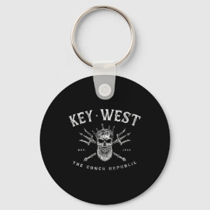 Key West Florida Vintage Poseidon Conch Republic Ring