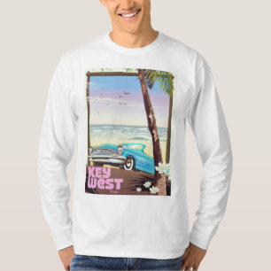 key west florida vintage travel poster T-Shirt