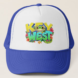 Key West Gecko Florida Trucker Hat