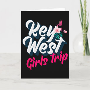 Key West Girls Trip 2023 Weekend Getaway Vacation Card