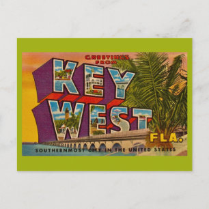 Key West Greeting  Postcard