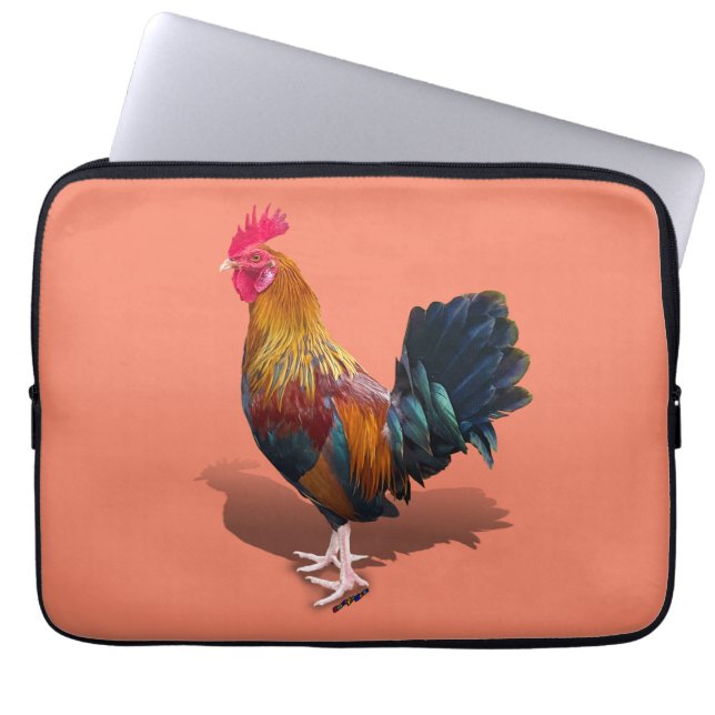 Key West - Gypsy Rooster Laptop Sleeve (Front)