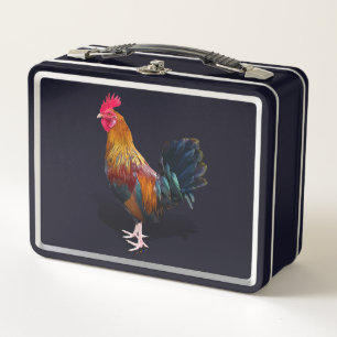 Key West - Gypsy Rooster Metal Lunch Box