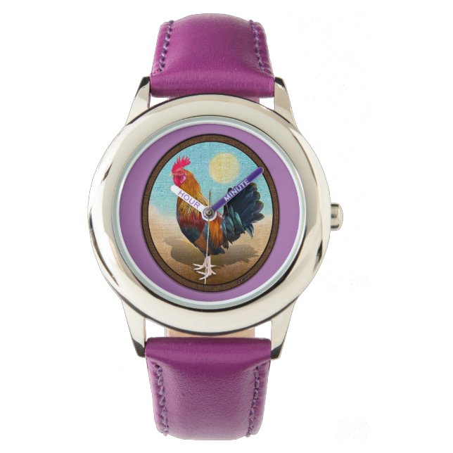Key West - Gypsy Rooster Vintage Oval Watch (Front)
