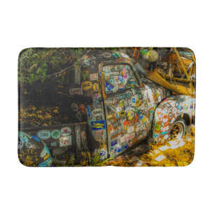 Key West is Art, Old Pickup Truck Bath Mat