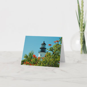Key West LIghthouse, Florida Blank Card