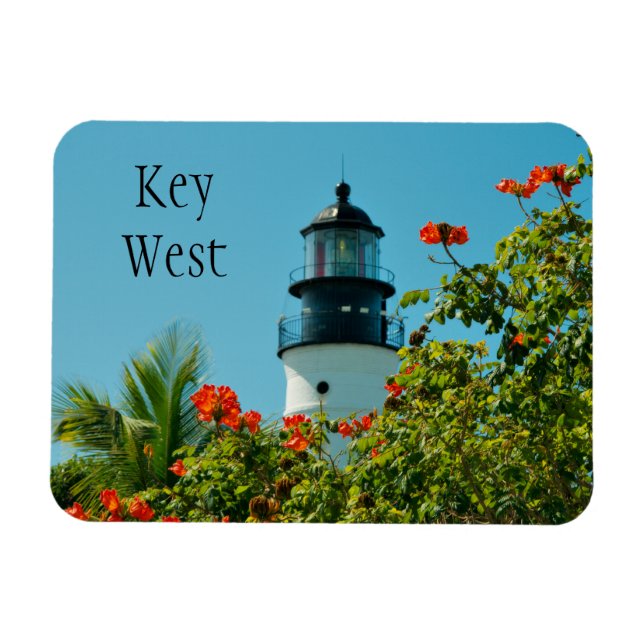 Key West Lighthouse, Florida Magnet (Horizontal)