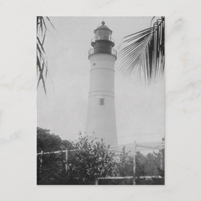 Key West Lighthouse Postcard (Front)